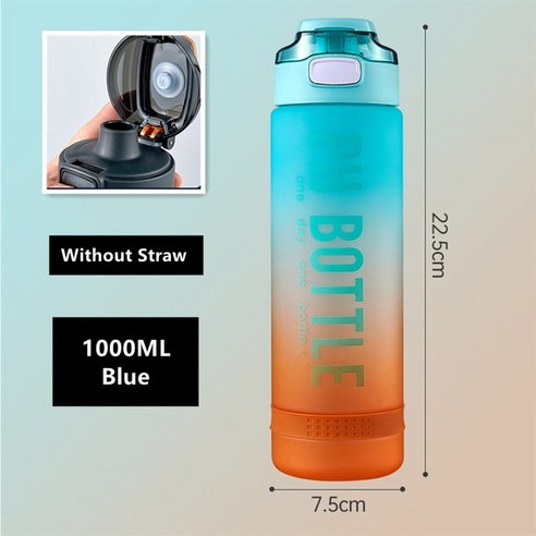 FREELIFE 휴대용물통 대용량 물병 스포츠 IH-482, 1000ml Blue-521