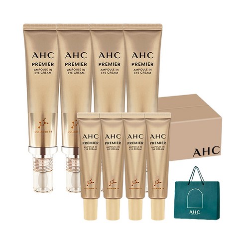 AHC 프리미어 앰플 아이크림 시즌11 40ml x4 + 12ml x4 + 쇼핑백, 1세트