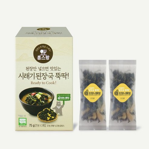 된장국에 바로넣는 유기농 시래기나물 12인분[25gx6봉], 75g, 2개