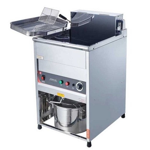 가마솥 튀김기 업소용 메뚜기 튀김 대용량 전기 온도, 40L 세로형 전기(220v7.5kw)