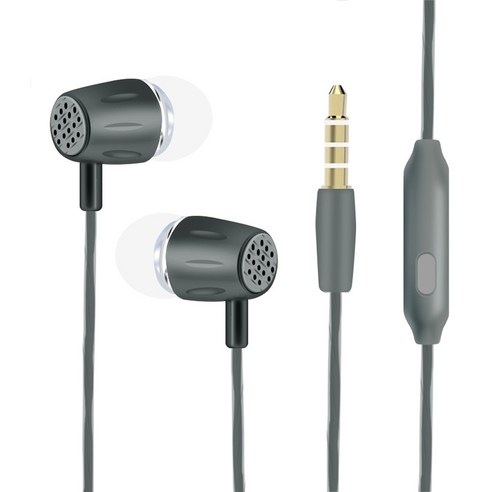우석 S36 유선 이어폰 이어폰을 꽂습니다 MP3 게임 이어폰 밴드 맥뮤직 이어폰, S59벨티드밀 그레이요, 규격 없음