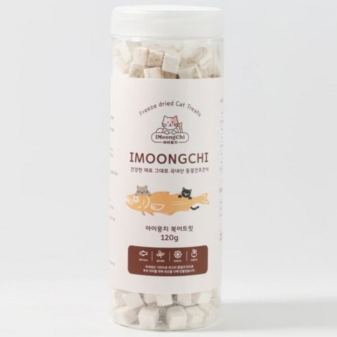 [1+1] 아이뭉치 동결건조간식 북어트릿 120G + 치킨트릿 100G, 2개