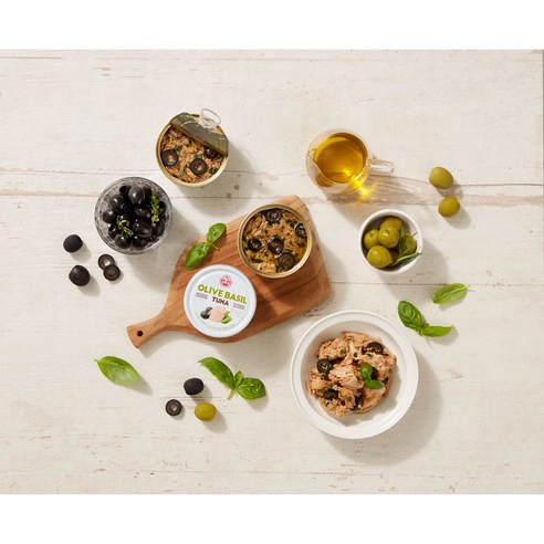 지중해의 향긋함을 담은 특별한 선물, 오뚜기 올리브 바질 참치