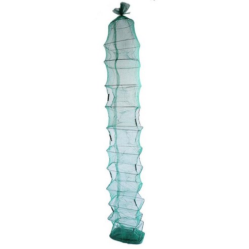 Foldable 낚시 그물 Crawdad 새우 물고기 함정 그물, 설명, 라이트 그린
