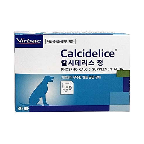 버박 반려동물 칼시델리스 영양제, 단일 간식 맛, 2개