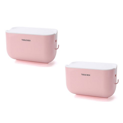 오마이남친 휴지 티슈 케이스, 2개, 핑크