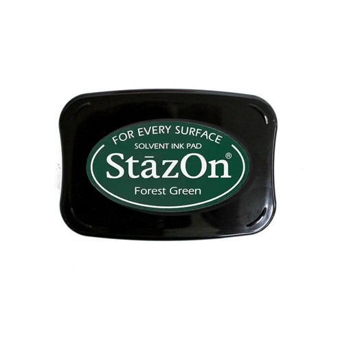 츠키네코 스테이즈온 StazOn 유성 잉크패드 다꾸 가죽 유리 올인원 스탬프, sz-99, 1개