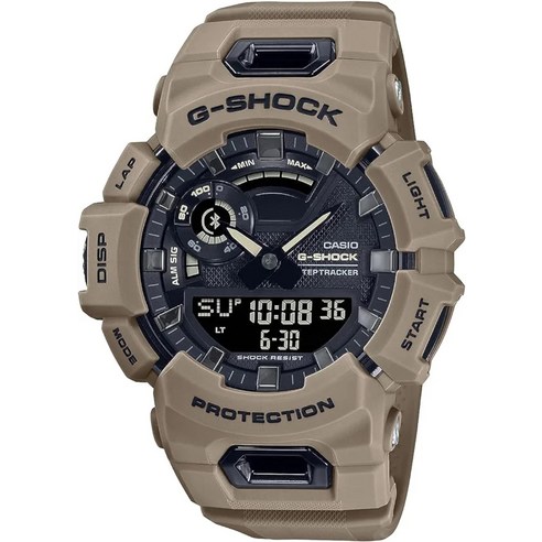 G-SHOCK MOVE 앱 지원 스마트폰 착신 알림 G-SHOCK 지쇼크 CASIO 카시오 스마트워치 블루투스 G-SQUAD GBA-900UU-5A 밀리터리 카키 전자시계 남성시계 아웃도어