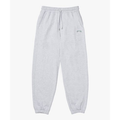 GOALSTUDIO OVER FIT SMALL LOGO JOGGER-MELANGE GREY