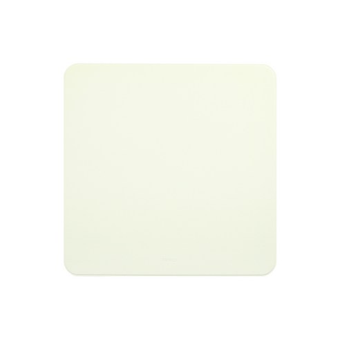 FENICE 조약돌 가죽 마우스 패드, SQUARE WHITE, 2개