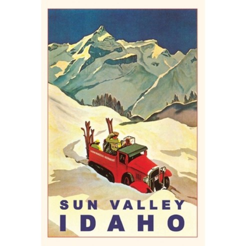 (영문도서) Vintage Journal Sun Valley Vintage Truck with Skiers Paperback, Found Image Press, English, 9781680819618