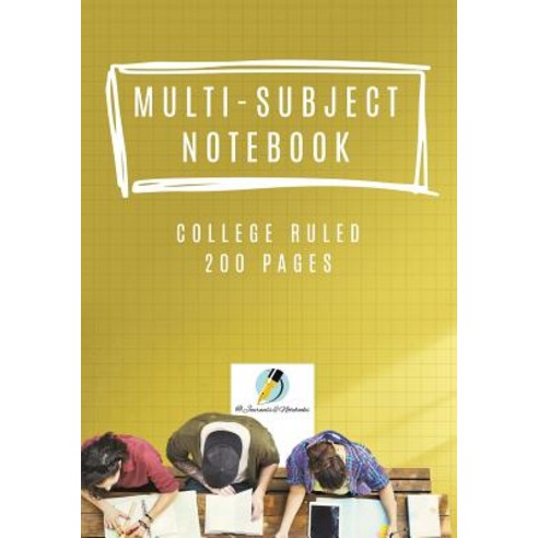 Multi-Subject Notebook College Ruled 200 Pages Paperback, Journals & Notebooks, English, 9781541966062