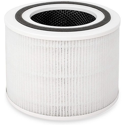 노 브랜드 LEVOIT Core P350 애완 동물 관리 공기 청정기 3-In-1 H13 용 P350-RF True HEPA 교체 필터, 공기청정기 필터