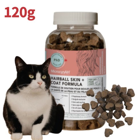 고양이 헤어볼 털 영양제 마이크로신 캣 헤어볼 앤 스킨 코트 120g, 마이크로신 캣 구강 건강, 고양이용 Best Top5 고양이 헤어볼 털 영양제 마이크로신 캣 헤어볼 앤 스킨 코트 120g, 마이크로신 캣 구강 건강, 고양이용 Best Top5