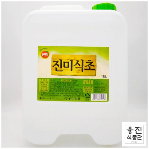 [대용량상품] 업소용 진미식품 진미식초 15L 생선 비린내 제거 식당 식자재도매 재료, 1개