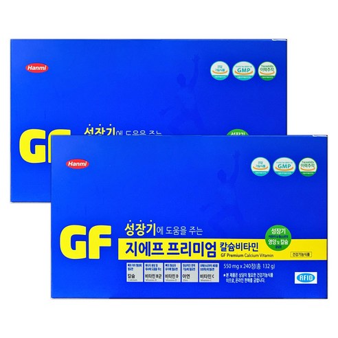한미약품 지에프 프리미엄 칼슘비타민, 2개, 132g