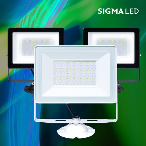 시그마 LED 투광등 투광기 105W 간판등 간판조명 야외조명 공장등, 1개