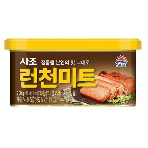 베스트식품 사조해표 런천미트 200g 12개
