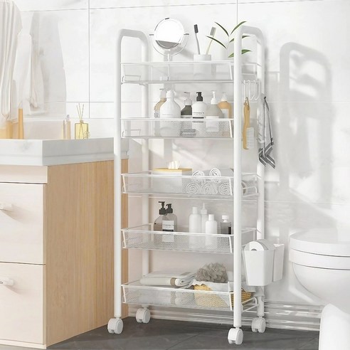 좁은 틈새 공간을 효율적으로, 라온프리 철제 이동식 트롤리