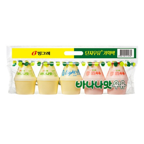 빙그레 바나나우유 멀티 혼합 기획팩 240ml x 5개, 1개