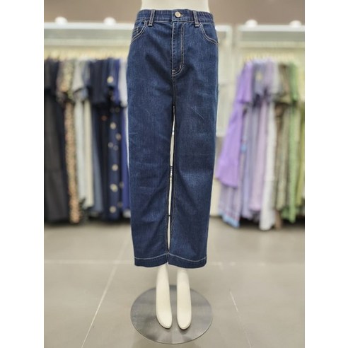 플라스틱아일랜드 릴렉스 레귤러 데님 팬츠 PP7DP201