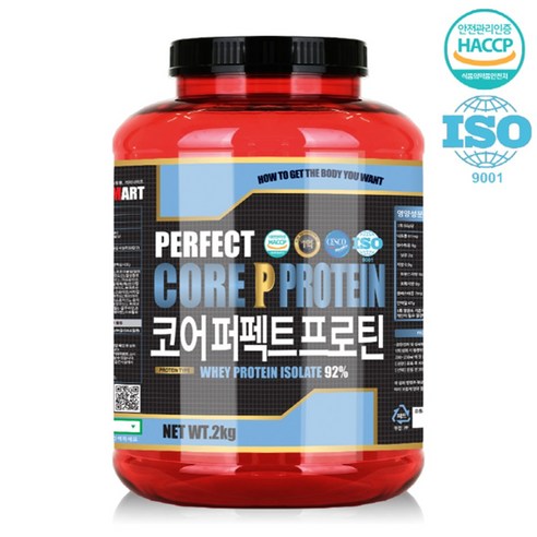 비케이뉴트리션 코어 P 프로틴 웨이 WPI 92% 순수근육 단백질 보충제 BCAA 아미노믹스 비타민미네랄 분리유청, 1개, 2kg