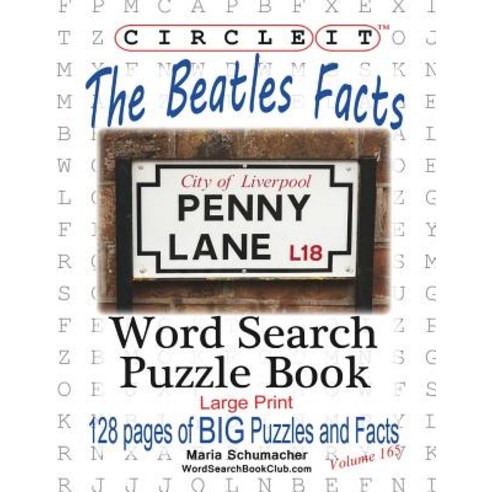 Circle It The Beatles Facts Word Search Puzzle Book Paperback, Lowry Global Media LLC