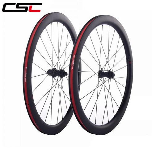 CSC 700C Cyclocross 자갈 자전거 T800 탄소 Wheelset 디스크 브레이크 6 볼트 센터 록 스트레이트 풀 24/38/50/60/88mm 바퀴122434, 24x23mm, CHINA_Clincher | 6 bolts