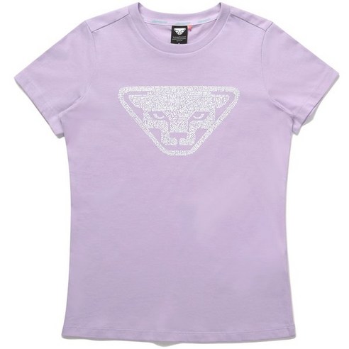 다이나핏 #정품 바이올렛 컬러 중앙 로고 여성 기본 반팔 티셔츠 YWM21222