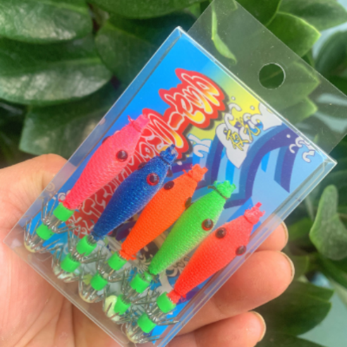 다낚아 밑걸림방지에기(1세트 5개), 6cm/3g, 다양한색상