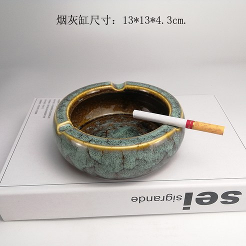 KORELAN 도자기 가마 변환 재떨이 조류 북유럽 시가 재떨이 거실 탁자 재떨이 장식품, 디자인