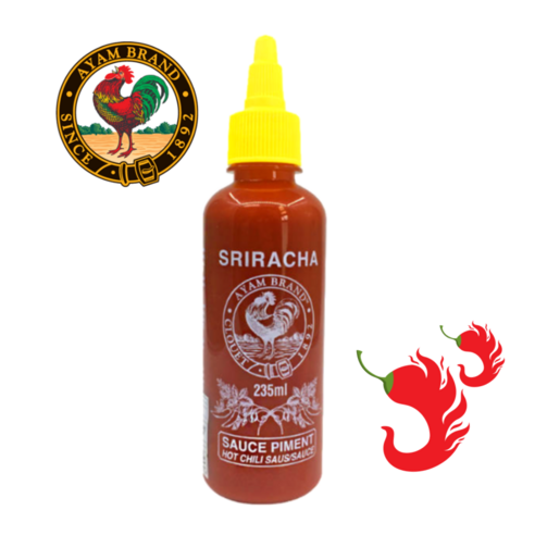 아얌 스리라차 쓰리라차 칠리 소스 235ml, 2개