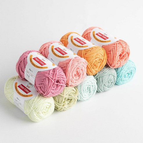 사랑스러운 아기옷을 위한 최고의 선택, 삼성모사 해피코튼 뜨개실 청송뜨개실