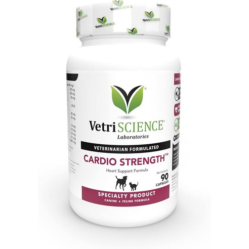 베트리사이언스 카디오 스트렝스 심장 영양제 90캡슐 / VetriScience Cardio Strength Heart Support 90Caps