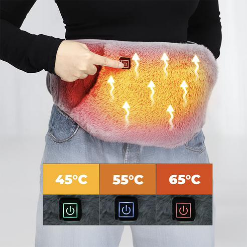 따뜻함으로 채우는 일상 속 작은 행복, 피코툴즈 무선 온열 배 찜질기