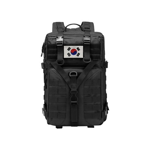 로키트레커 프리미엄 900D 대용량백팩 밀리터리 로카 등산가방 45L, 블랙900D