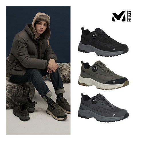 [밀레] 남성 24FW 다이얼 방한화