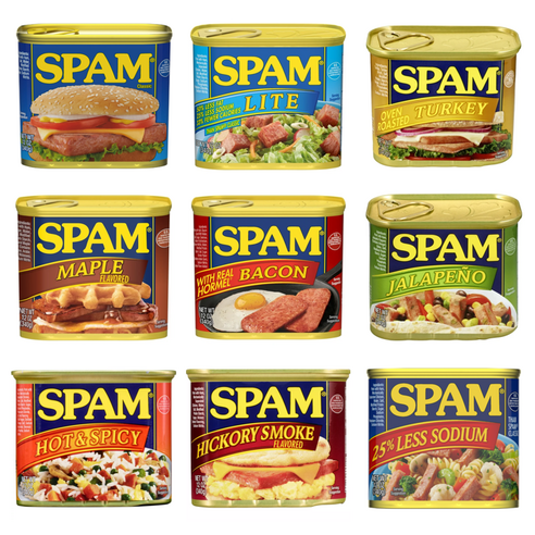 [미국인기템] 미국 스팸 클래식 오리지널 할리피뇨 저염 메이플 터키 스모크 라이트 340g 9종 Spam Original Classic 12oz, 04 할라피뇨, 1개