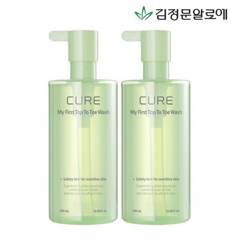 큐어 마이 퍼스트 탑투토 워시 500ml 2개, 없음