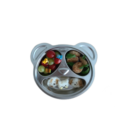 사랑스러운 곰돌이 식판으로 우리 아이 식사 시간을 더욱 즐겁게!