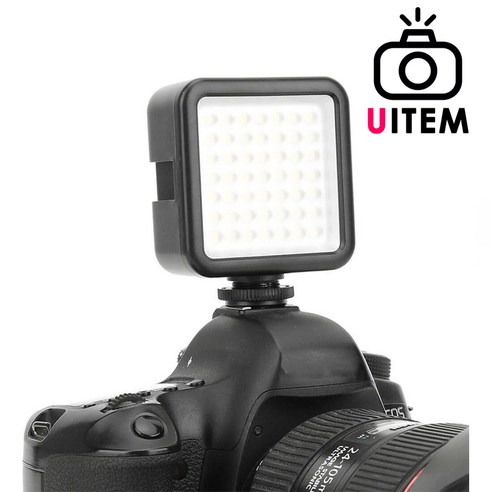 공식수입정품 울란지 LED 미니 촬영용 다용도 조명 49LED, w49, 1개