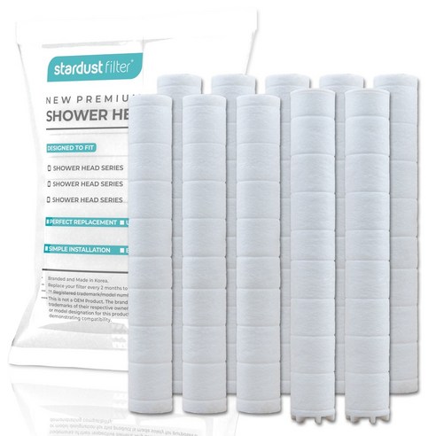 스타더스트 닥터피엘 샤워기 호환 필터, 닥터피엘 샤워기 필터 10개입, 10개