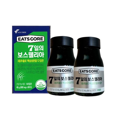 이츠코어 7일의 보스웰리아 800mg x 60정 2박스, 1개