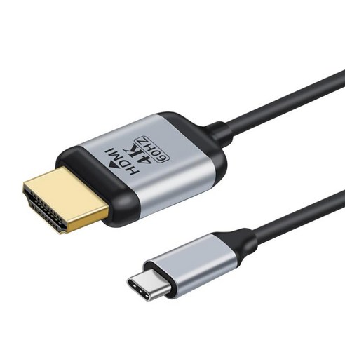 GHSHOP USB-C 유형 C HDMI/DP 어댑터 4K 60Hz, HDMI 2.0 4k, 1.8M, ABS 알루미늄 합금