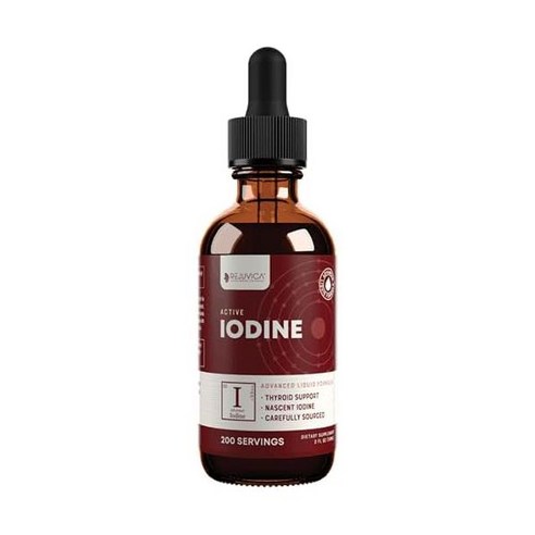 Active Iodine - Nascent Iodine Drops - Liquid Dey for Better Absorption - Supports Healthy Energy V, 2 Fl Oz (Pack of 1)