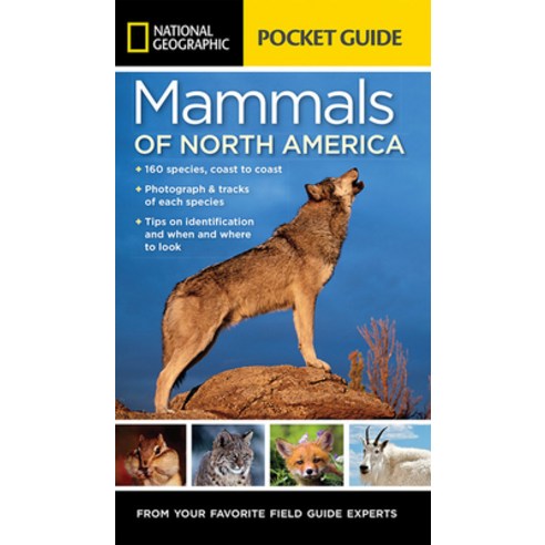 (영문도서) National Geographic Pocket Guide to the Mammals of North America Paperback, National Geographic Society, English, 9781426216480