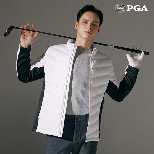 PGA 남성 23FW 플리스 듀얼 모듈 라이트다운 재킷