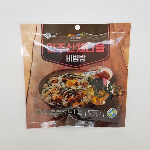 바로cook 간편식 자취요리 나물 비빔밥 건나물 5종 (13g-15g), 1개, 전주산채 비빔나물