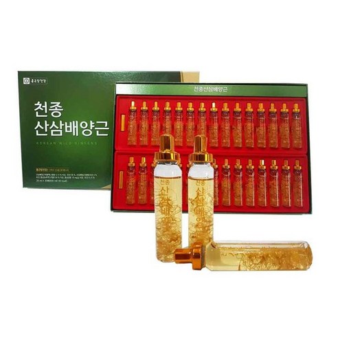 종근당건강 천종산삼배양근/20ml x 30vial/고급선물세트/쇼핑백포함, 20ml x 30vial/쇼핑백포함, 1개