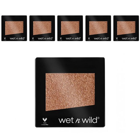 웻앤와일드 컬러아이콘 글리터 싱글 1.4g, Nudecomer 352C, 6개